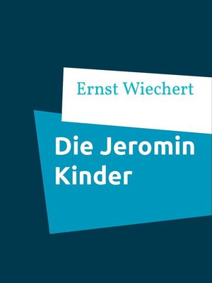 cover image of Die Jeromin Kinder